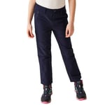 Regatta Boys Junior Highton Walking Trousers, Stretch & Water Repellent - Suitable for Walking & Hiking. Black