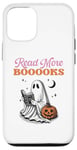 Coque pour iPhone 13 Lire plus de livres Halloween Party Ghost Costume