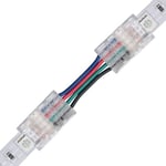 Slim Skarv med kabel till LED strip - 10mm, RGB, IP20, 5V-24V