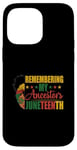 Coque pour iPhone 14 Pro Max Black History Month Remember My Ancestors Juneteenth Women