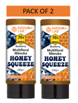 Genuine Flavoured Manuka Honey Blueberry 70+ MGO 330g - Pack of 2