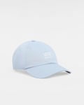 Vans Unisex Court Side Curved Bill Jockey Hat in Dusty Blue Cotton - One Size