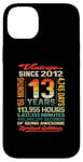 iPhone 14 Plus 13 Years 156 Months of Being Awesome Born 2012 13th Birthday Case