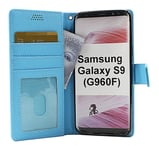 New Standcase Wallet Samsung Galaxy S9 (G960F) (Ljusblå)