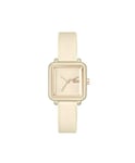 Lacoste Three Hand Quartz Movement Watch for Women LACOSTE.12.12 FLOW Collection with Champagne Silicone Bracelet - 2001385