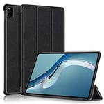 Coque Étui Huawei MatePad Pro 12.6, étui Pliant pour Tablette Huawei MatePad Pro 12.6, étui magnétique Anti-Rayures, étui avec Fonction Crayon (Noir)