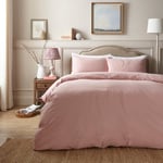 Simply Brushed Cotton Duvet Cover and Pillowcase Set