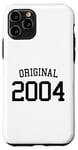 Coque pour iPhone 11 Pro Original 2004 hommes femmes 20 ans 20e anniversaire