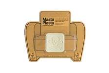 MastaPlasta Self-Adhesive Premium Leather Repair Patch - Ivory Pirate 5cm x 5cm (2in x 2in). First-Aid for Sofas, Car Seats, Handbags, Jackets