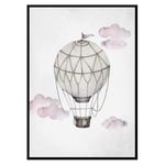 Poster Gallerix Watercolor Hot Air Balloon