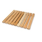 Acquastilla 116887 Planche carrée en bois pour douche