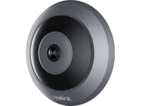 Reolink Fisheye Series P520, Ip-Säkerhetskamera, Inomhus & Utomhus, Kabel, Google Assistant, Innertak/Vägg, Grå, Svart