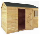 Mercia Garden Products Overlap Reverse Apex Shed - 10 x 6ft