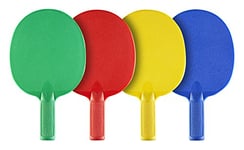 JOOLA MULTICOLOR Raquettes de tennis de table d'extérier - set de 4 raquettes