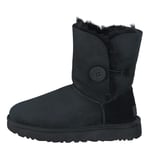 UGG unisex-child K Bailey Button II Ankle Boot, Black, 13