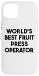 Coque pour iPhone 14 Plus Meilleur opérateur de presse à fruits au monde