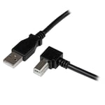 StarTech.com USBAB2MR 2 m USB 2.0 A to Right Angle B Cable Cord, 2 m USB Printer