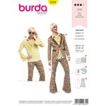 Burda 2374 - 70-talls kostyme Herre EUR: 44-54, US: 34-44