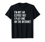 I’m Not An Expert But I Play One On The Internet T-Shirt