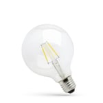 E27 LED Globuslampe Klar 8W 4000K 1050 lumen