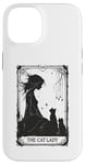 Coque pour iPhone 14 The Cat Lady Carte de tarot pour maman