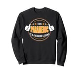 Funny Quote Legendary Paramedic Sweatshirt