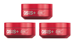 Cire-crème ultime Osis+ Schwarzkopf - Lot de 3 pots de cire coiffante de 85 ml, soit 255 ml au total