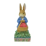 Enesco Jim Shore 6012489 Beatrix Potter Figurine Peter Rabbit avec Fraises