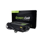 Green Cell Inverter til bil m/ UPS 12V til 230V, 300W/600W Ren Sinus