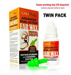 Ear Wax Removal Drops ValueTwin pack  - LiquiPlug® Advanced Dual Action