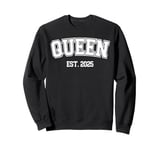 Promoted To Queen Est 2024 Queenie Expect Baby 2025 Sweatshirt