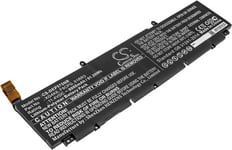 Kompatibelt med Dell XPS 17 9700 i5-10300H, 11.4V, 8000 mAh