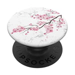 PopSockets Sakura Fleur de cerisier rose japonaise PopSockets PopGrip Interchangeable