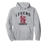 Bruce Lee Legend The Little Dragon Logo Pullover Hoodie