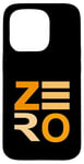 Coque pour iPhone 15 Pro Orange Zeroed In! Graphique couleur orange