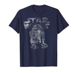 Star Wars R2-D2 Turning Faded Logo T-Shirt