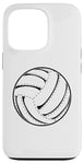 Coque pour iPhone 13 Pro Ballon de volley-ball