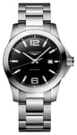 LONGINES L33774586 Conquest Quartz (34mm) Black Dial / Watch