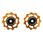 Hope 11 Tooth Bike Jockey Wheels - Pair - Orange