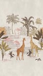 Livingwalls Photo Wallpaper for Children's Room in Cream, Beige, Brown - High-Quality Non-Woven Wallpaper 398751 with Motif on 3.71 m x 2.80 m - Made in Germany