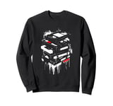 VHS Tapes - Vintage Graphic 70s 80s 90s Cassette Lover Sweatshirt