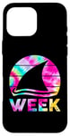 iPhone 16 Pro Max 2025 Week Retro Shark Fin Lover Sea Ocean Animal Summer Trip Case