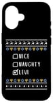 Coque pour iPhone 16 Gentil Coquin Hanoucca Levi Pull Moche