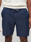 Superdry Tapered Fit Bermuda Shorts, Indigo Dobbie