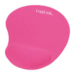 LogiLink GEL Mouse Pad with Wrist Rest Support - mouse pad with wrist pillow