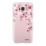 Evetane - Coque Silicone Compatible Samsung Galaxy S8 Plus - Protection Intégrale 360, Fine et Transparente - Coque Avant & Arrière - Haute Résistance - Cerisier