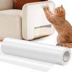 Protecteur de Rayure de Chat, Protection Canape Chat Anti Griffe 30cm x 3m Sticker Transparent Autocollant Protections Anti-Rayures pour