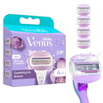 Gillette Venus ComfortGlide Breeze vaihtoterät, 4 kpl pakkauksessa