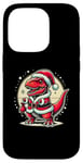 Coque pour iPhone 14 Pro T Rex Dinosaure Père Noël Tyrannosaure Rex Noël