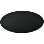 Plateau de table en verre esg diamètre ø 50 cm noir